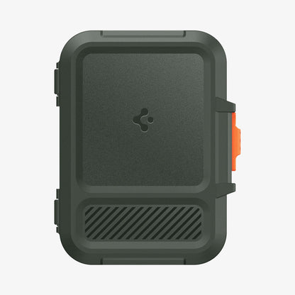 AFA08528 - MagSafe Card Holder Lock Fit (MagFit) in Military Green showing the front
