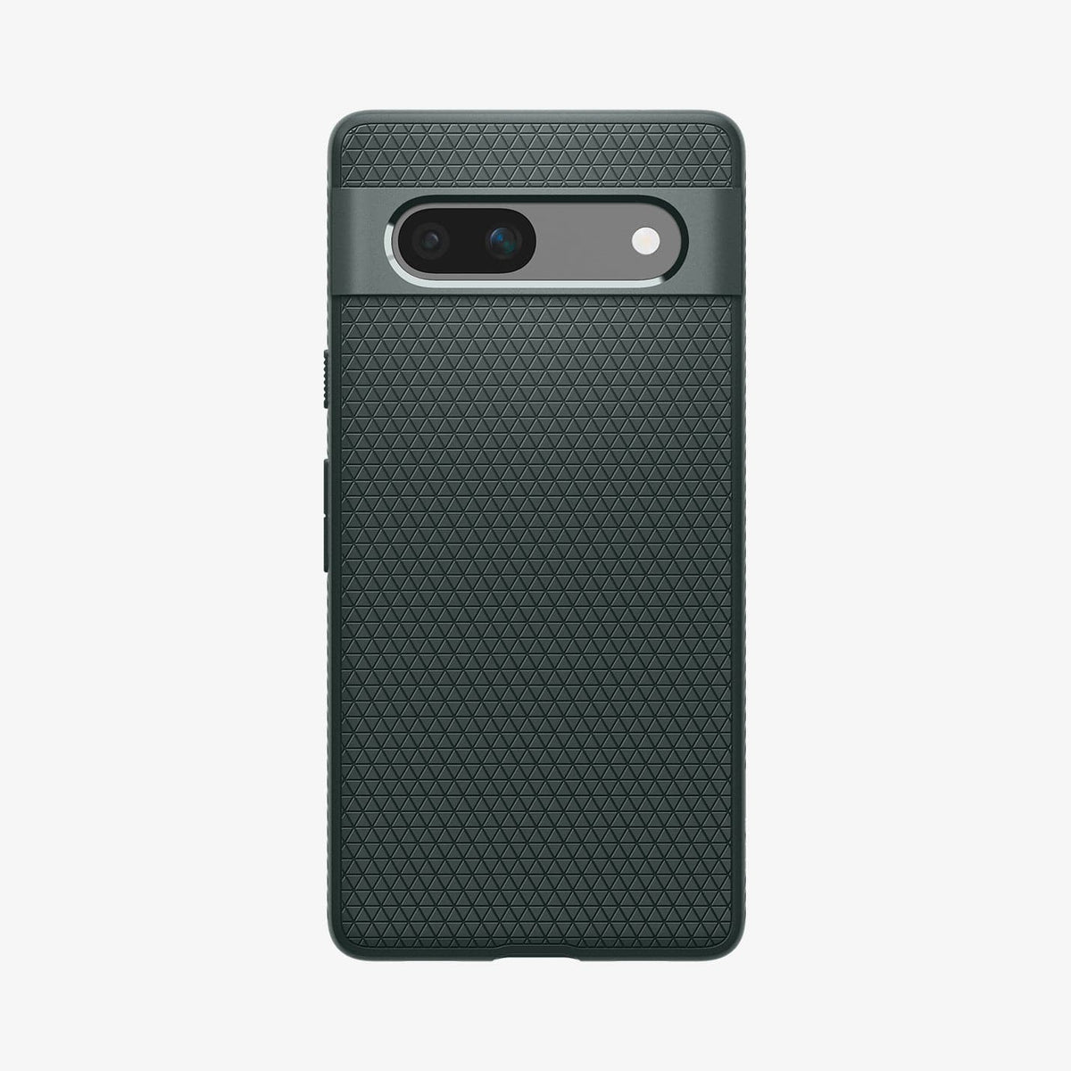 ACS06094 - Pixel 7a Case Liquid Air in abyss green showing the back