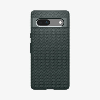 ACS06094 - Pixel 7a Case Liquid Air in abyss green showing the back