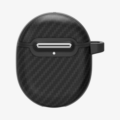 ACS07649 - Pixel Buds Pro 2 Case Enzo Aramid in Matte Black showing the front