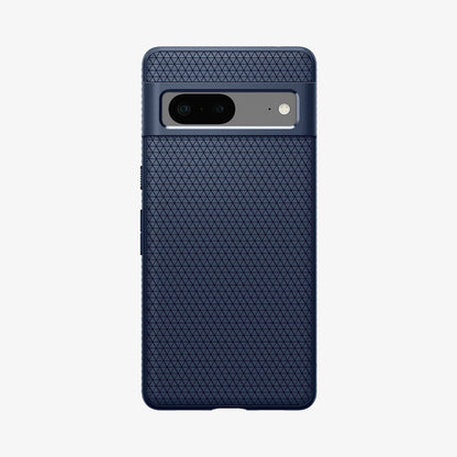 ACS04697 - Pixel 7 Case Liquid Air in navy blue showing the back
