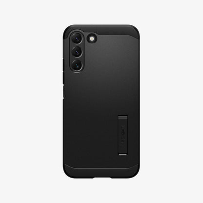 ACS03991 - Galaxy S22 5G Case Tough Armor in black showing the back