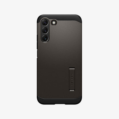 ACS03959 - Galaxy S22 Plus 5G Case Tough Armor in gunmetal showing the back