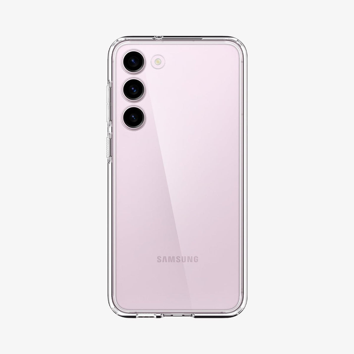 ACS05714 - Galaxy S23 Case Ultra Hybrid in crystal clear showing the back