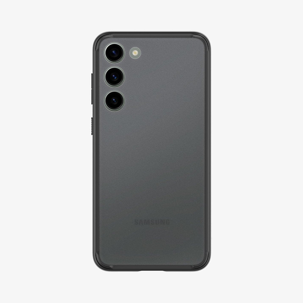 ACS05716 - Galaxy S23 Case Ultra Hybrid in frost black showing the back