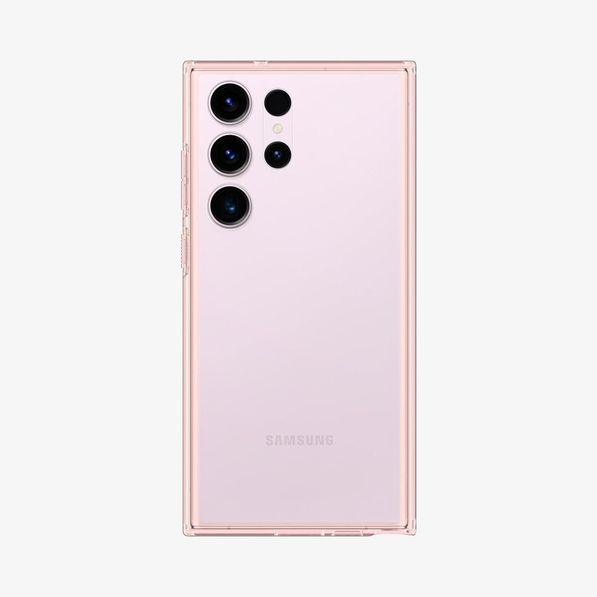 ACS06079 - Galaxy S23 Ultra Case Ultra Hybrid in rose crystal showing the back
